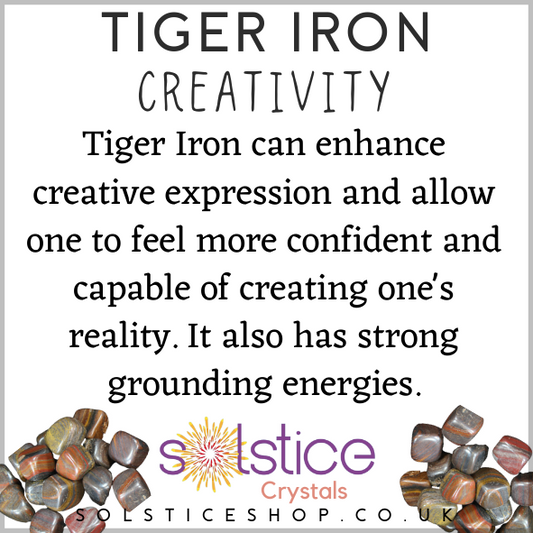 Tiger Iron Polished Tumblestone