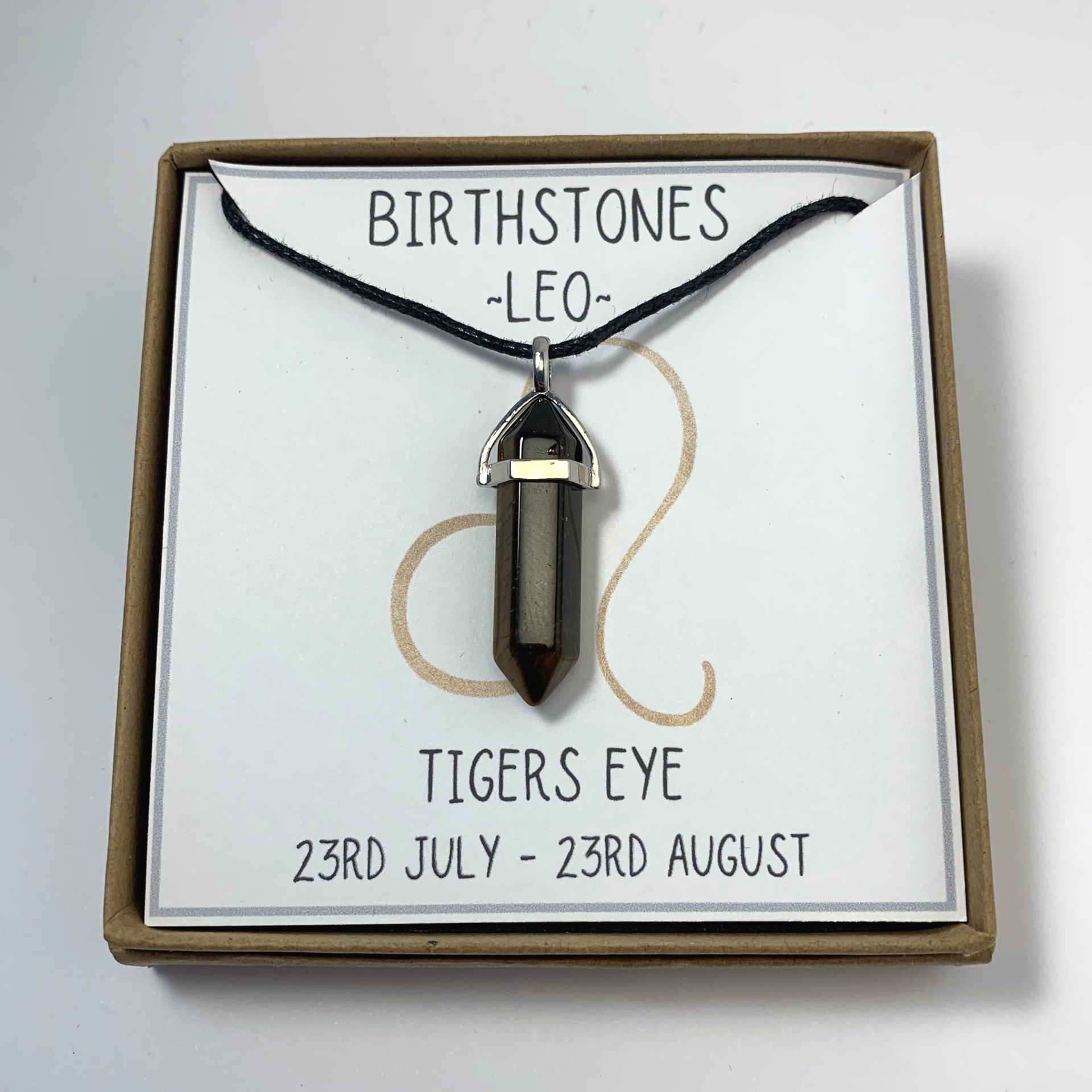 Tigers eye on sale birthstone month