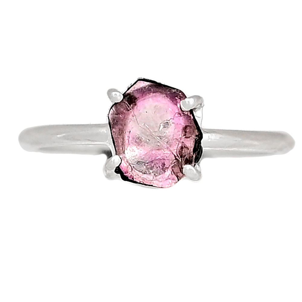 Sterling Silver Rare Watermelon Tourmaline Ring