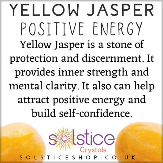 Yellow Jasper Polished Tumblestone