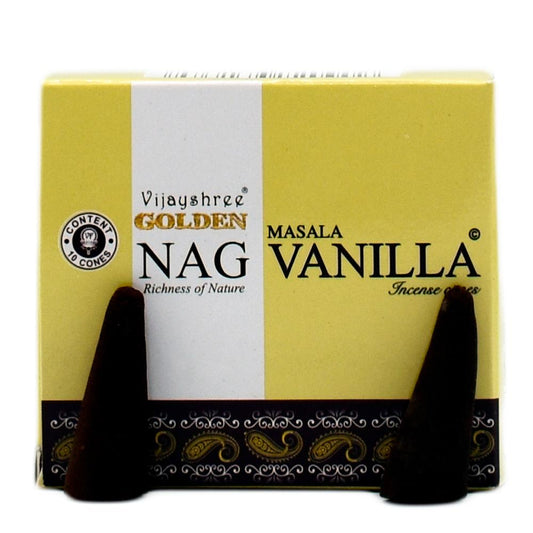 Golden Nag Vanilla Incense Cones