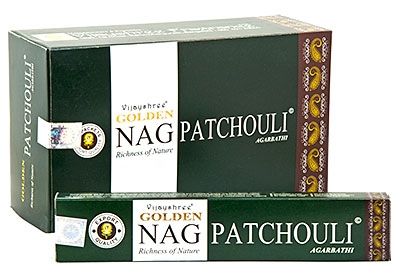 Golden Nag Patchouli Incense Sticks 15 grams