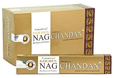 Golden Nag Chandan Incense Sticks 15 grams