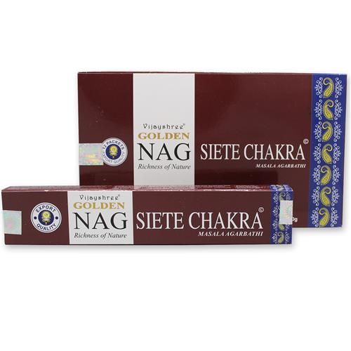 Golden Nag Seven Chakra Incense Sticks 15 grams